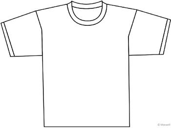 t-shirt outline template